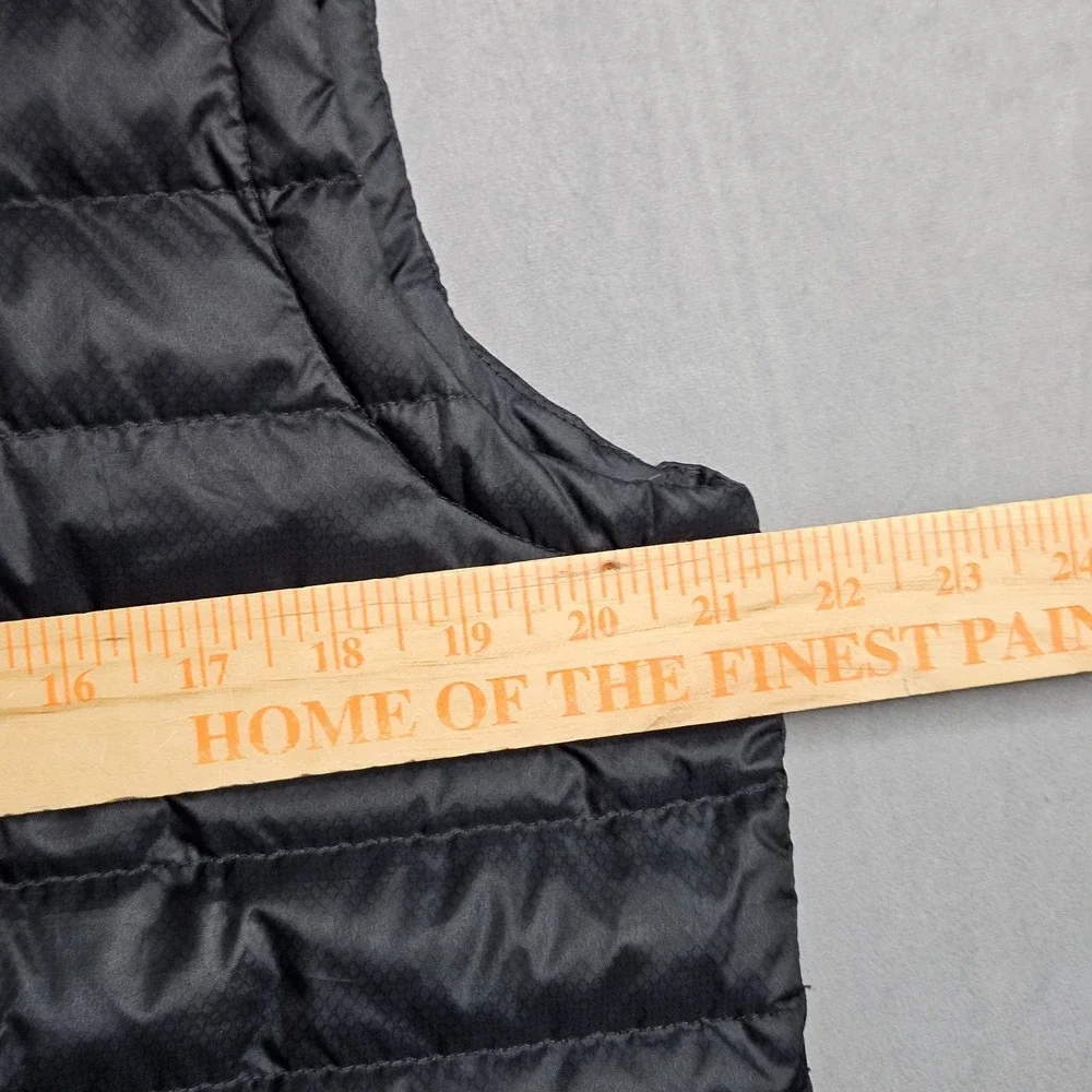 Kathmandu Vest Mens Medium Black Duckdown 500 Fill Full Zip Puffer Pockets - Picture 9 of 13